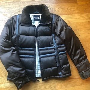 The North Face down bomber jacket